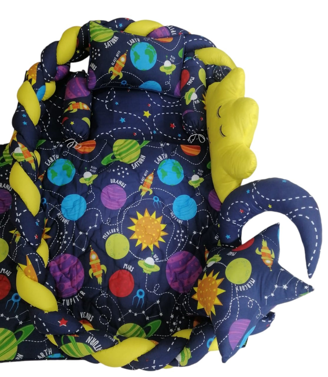Braided Bumper Cot Set - 3046