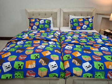Mine craft Kids Comforter\Duvet Set