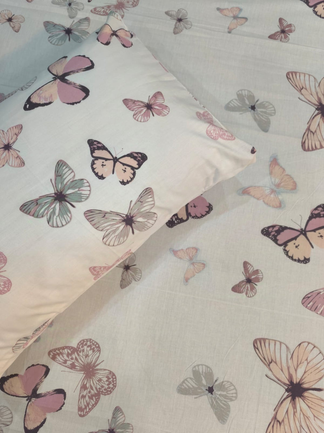 Butterfly Cotton Sateen Set
