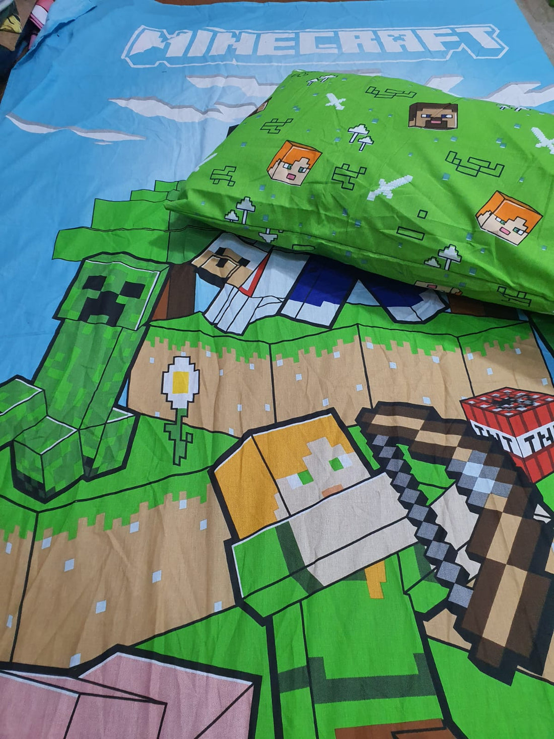 Mine craft Kids Comforter\Duvet Set