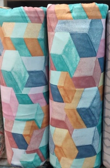 Abstaract Cotton Sateen Set