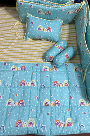 Rainbows Star cot  Bedding Set