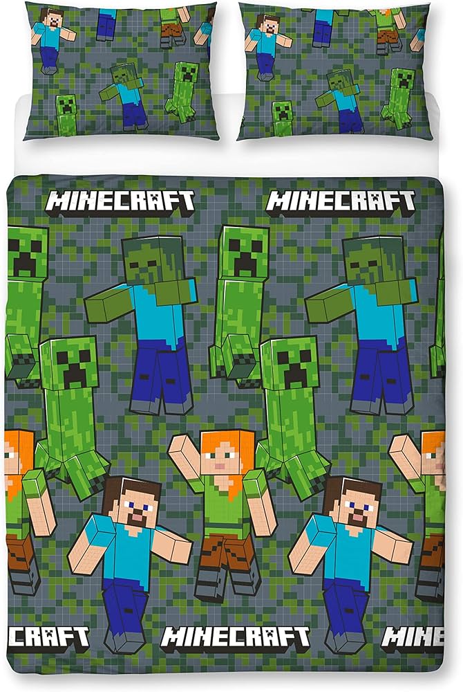 Mine craft Kids Comforter\Duvet Set