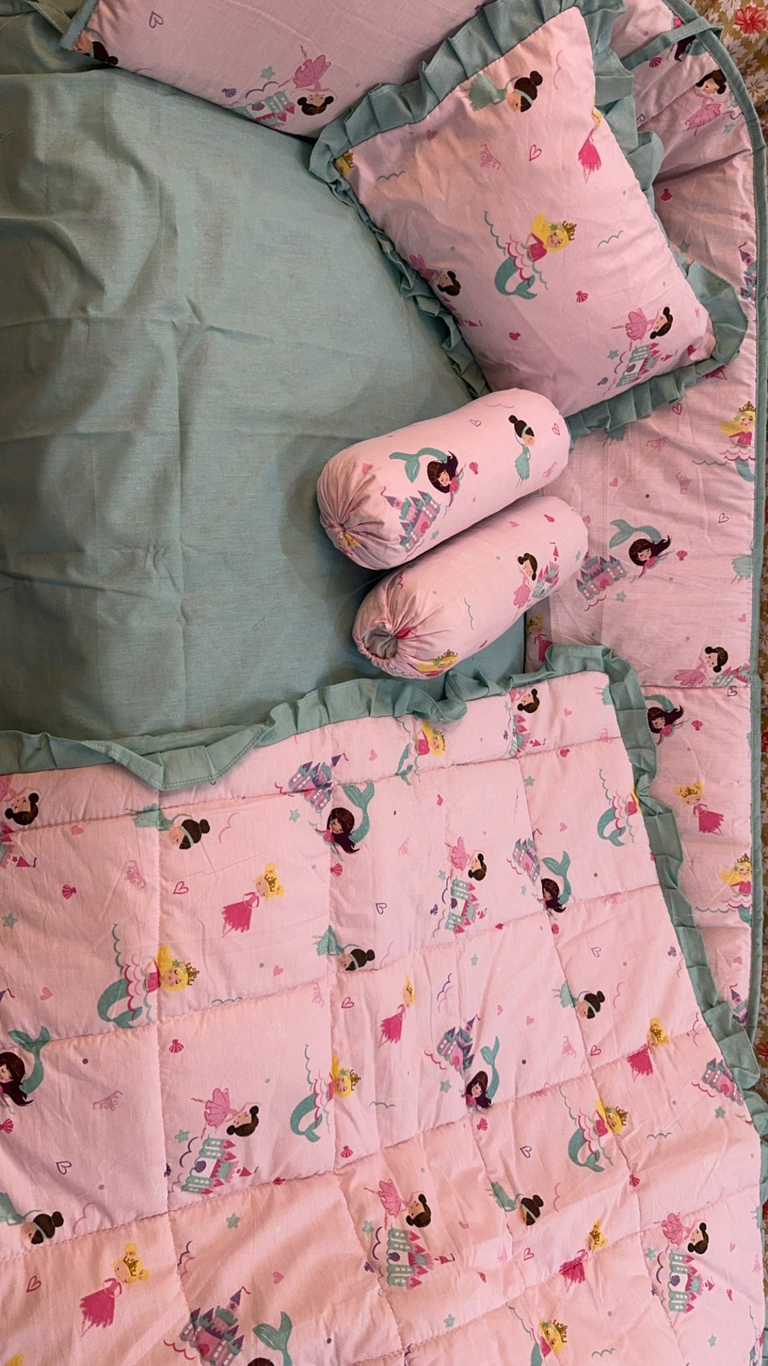 Mermaid Cot Bedding Set