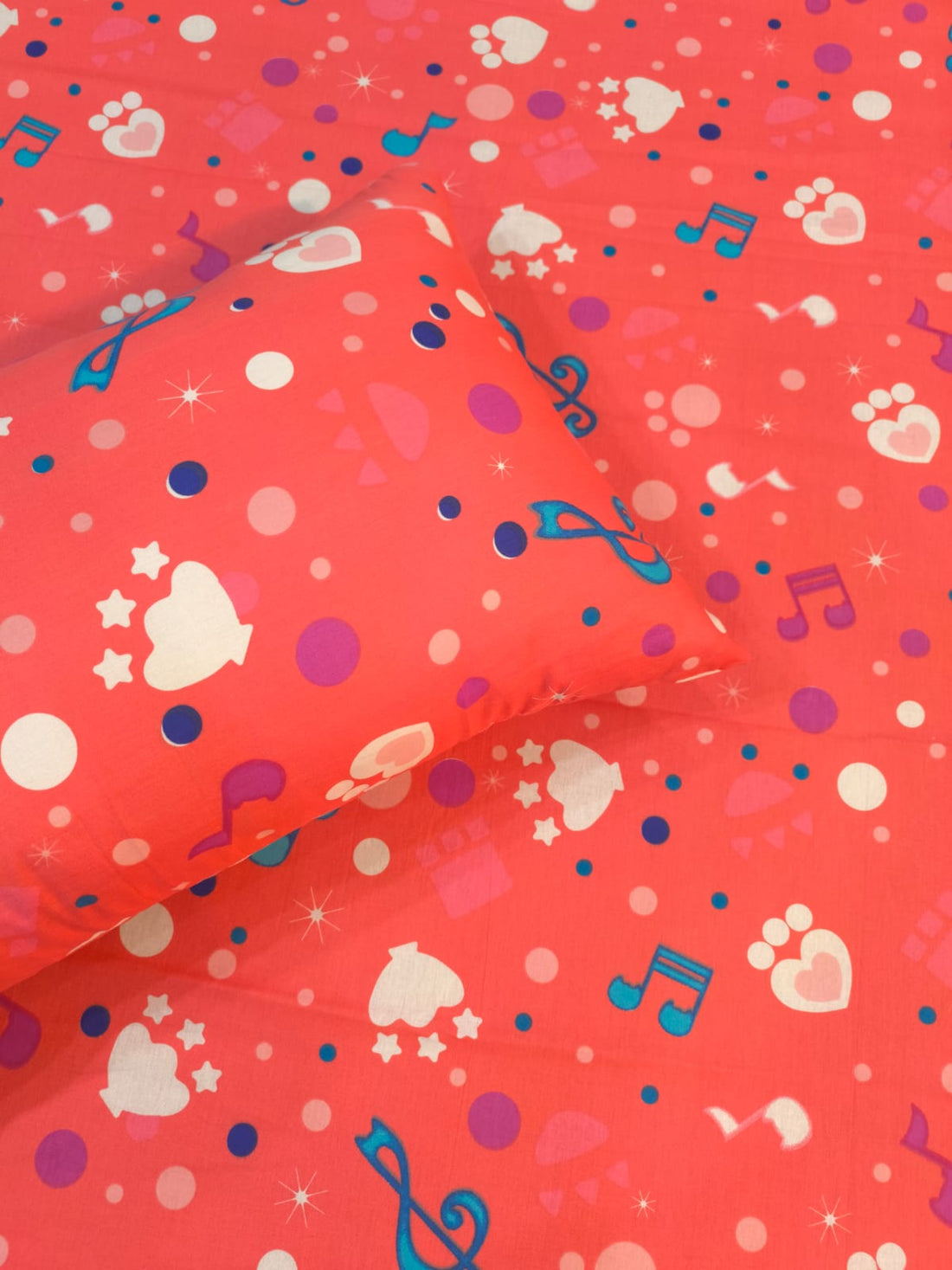 Music Kids Cotton  Bedsheet