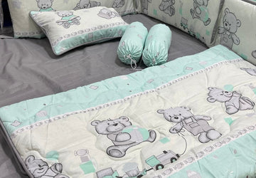 Teddy  cot  Bedding Set