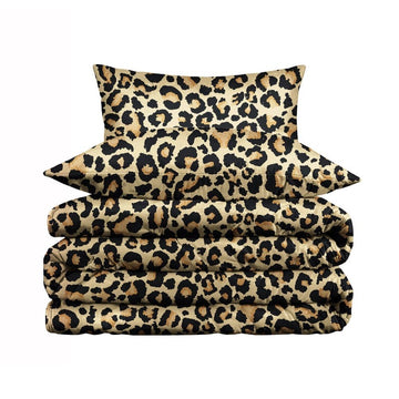 Cheetah Cotton Sateen Set
