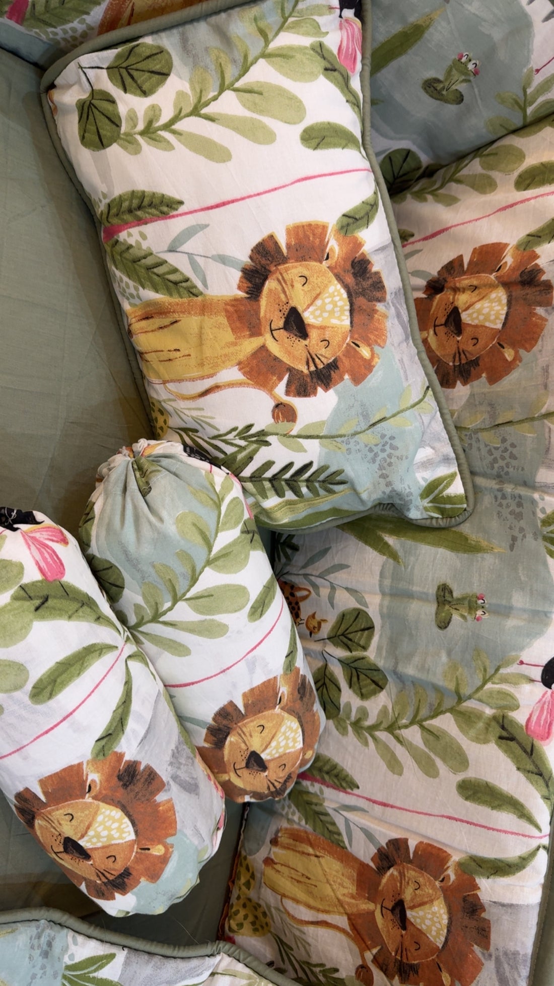 Safari jungle Cot Bedding Set