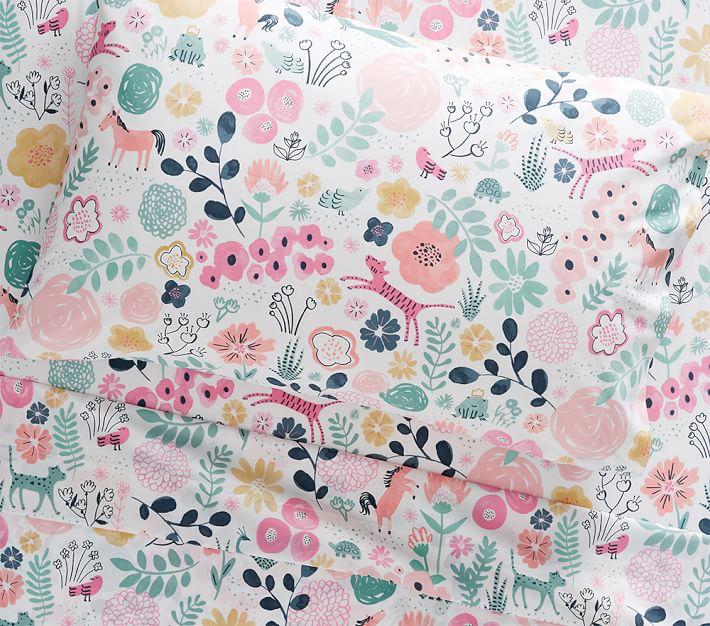 Sasha garden pottery barn Kids Comforter\Duvet Set