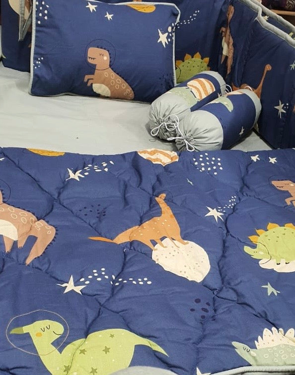 Dino Cot Bedding Set