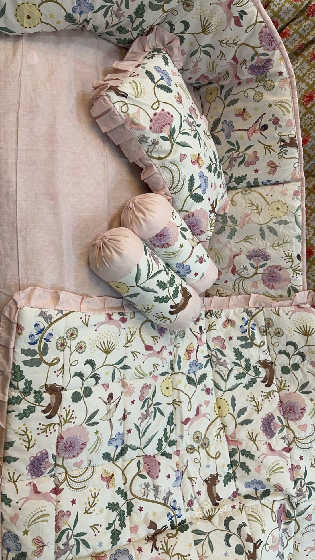 Ballerinas Cot Bedding Set