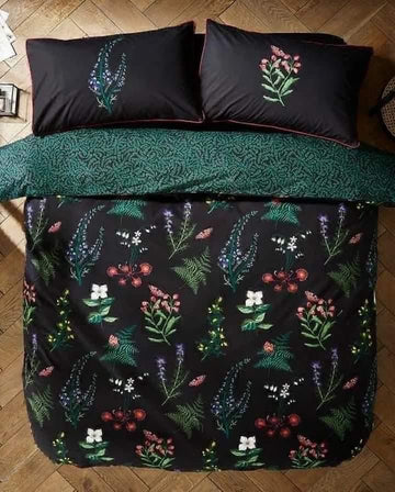 Black Beauty Dunelm King Size duvet  Set - without Filling