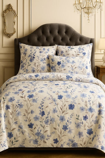 Tangled Flowers Cotton Sateen Set