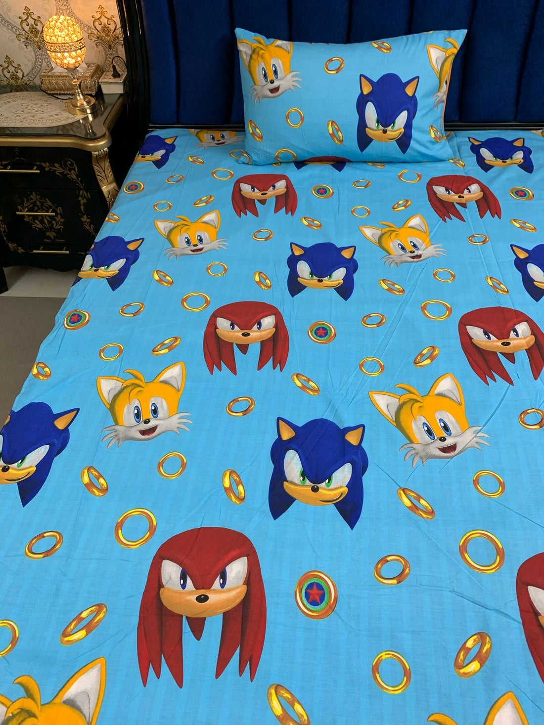 Sonic  Kids cotton Bedsheet