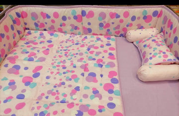 Hearts Cot Bedding Set