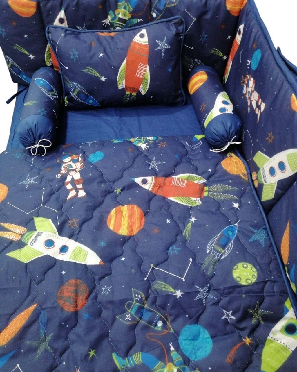 Space (Glow In Dark ) Cot Bedding Set