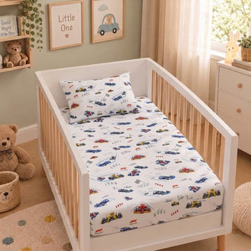 Car cotton crib sheet