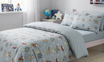 Space Kids Cotton  Bedsheet
