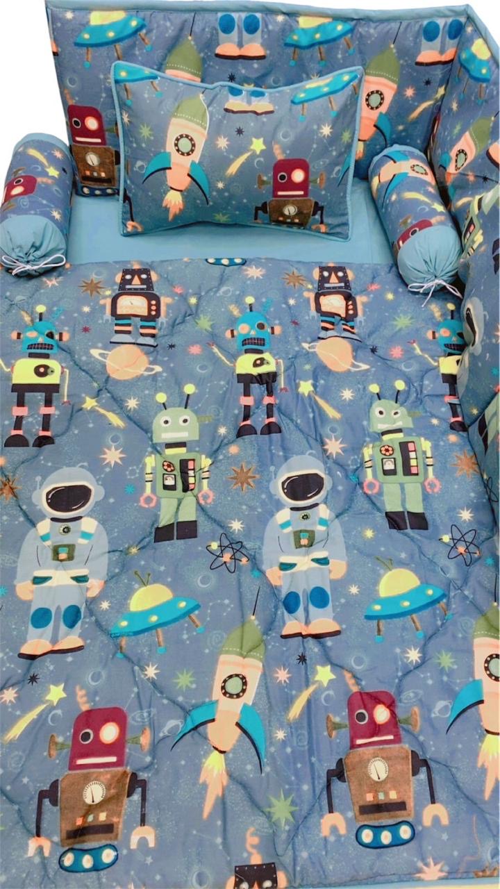 Robot Cot Bedding Set
