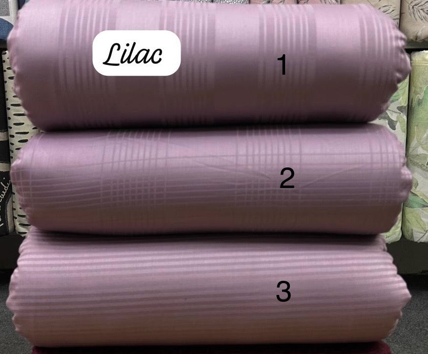 Lilac Self Cotton Sateen Set