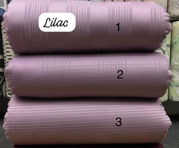 Lilac Self Cotton Sateen Set