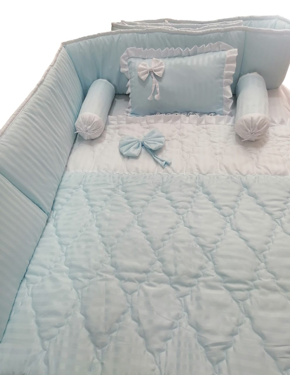 stripes Cot Bedding Set