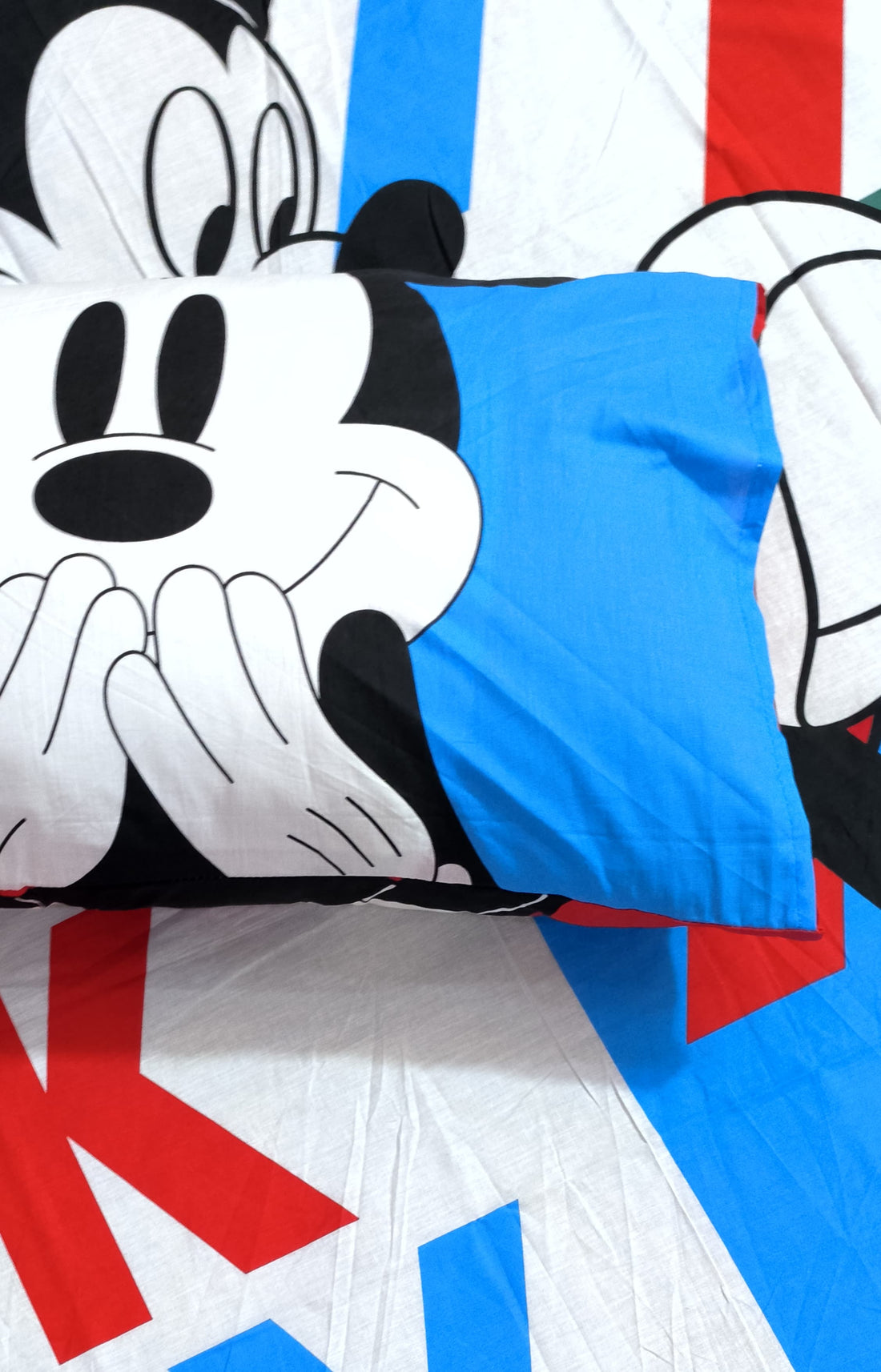Mickey mouse Kids Cotton  Bedsheet