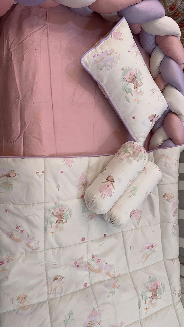 Braided Bumper Cot Set - 3076