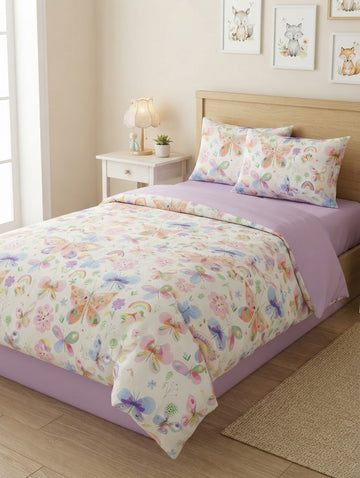 Butterflies Kids Comforter\Duvet Set