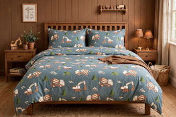 Truck Kids Comforter\Duvet Set