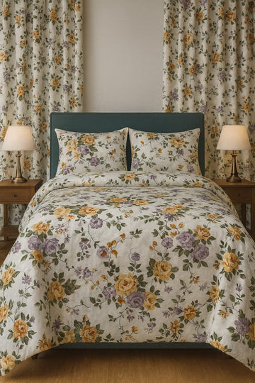 A- 205 King Size Duvet Cover Set - Without Filling