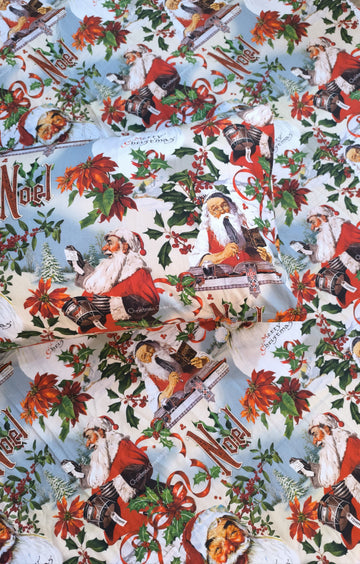 Santa Kids Cotton  Bedsheet