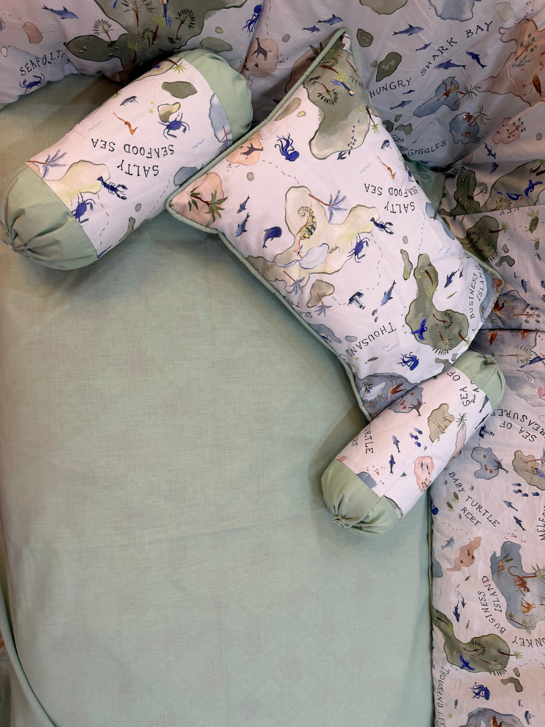 Map Cot Bedding Set