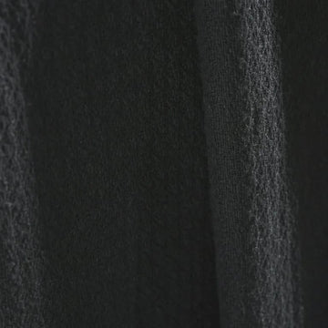Black bed throw