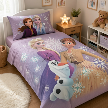 Frozen Kids cotton Bedsheet