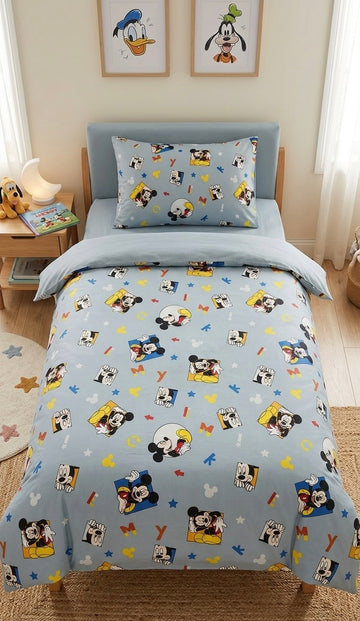 Mickey mouse Kids Cotton  Bedsheet