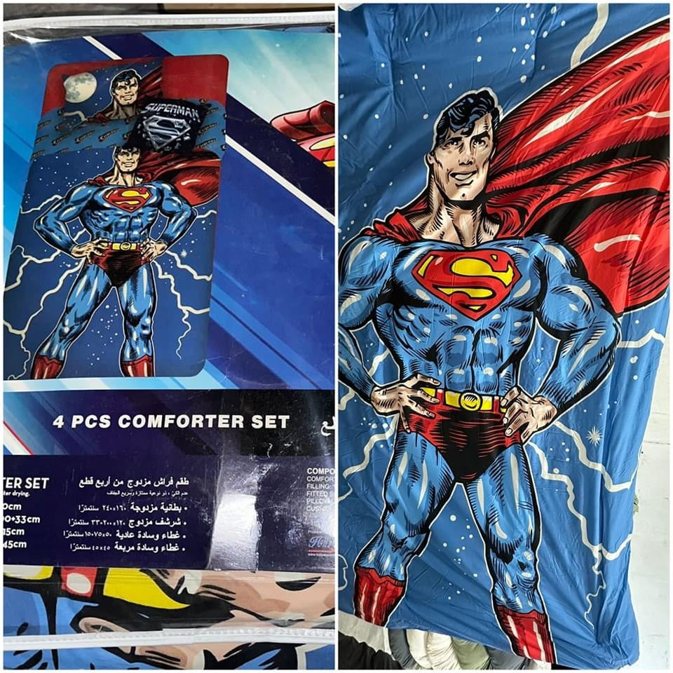 Superman Kids Single Bed Comforter Set