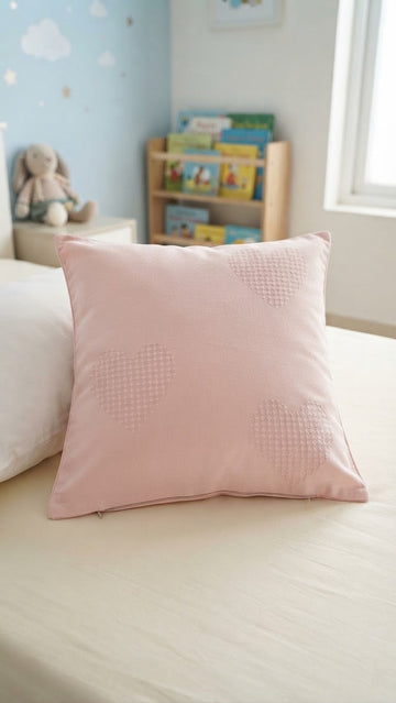 Waffle heart Cushion