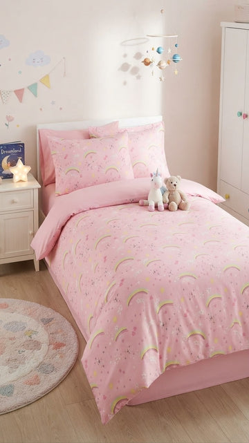 Rainbow  Cotton  Bedsheet