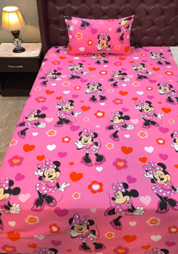 Minnie Kids Cotton  Bedsheet