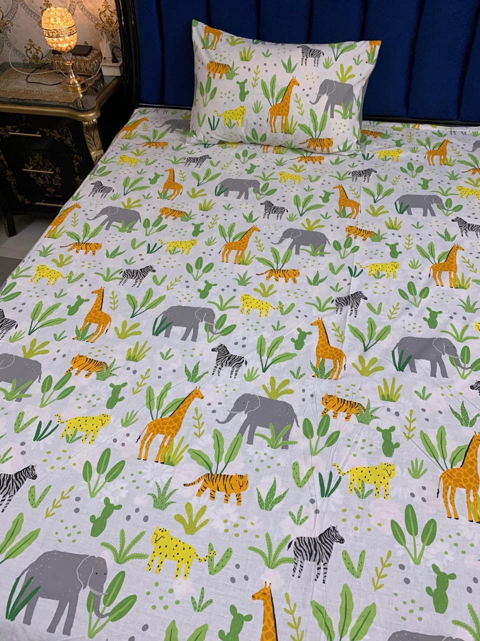 Safari Kids cotton Bedsheet