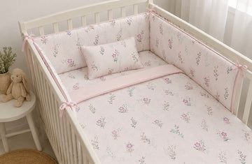 Floral cot Bedding Set