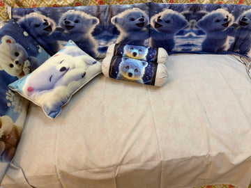 Velveti bear Cot Bedding Set
