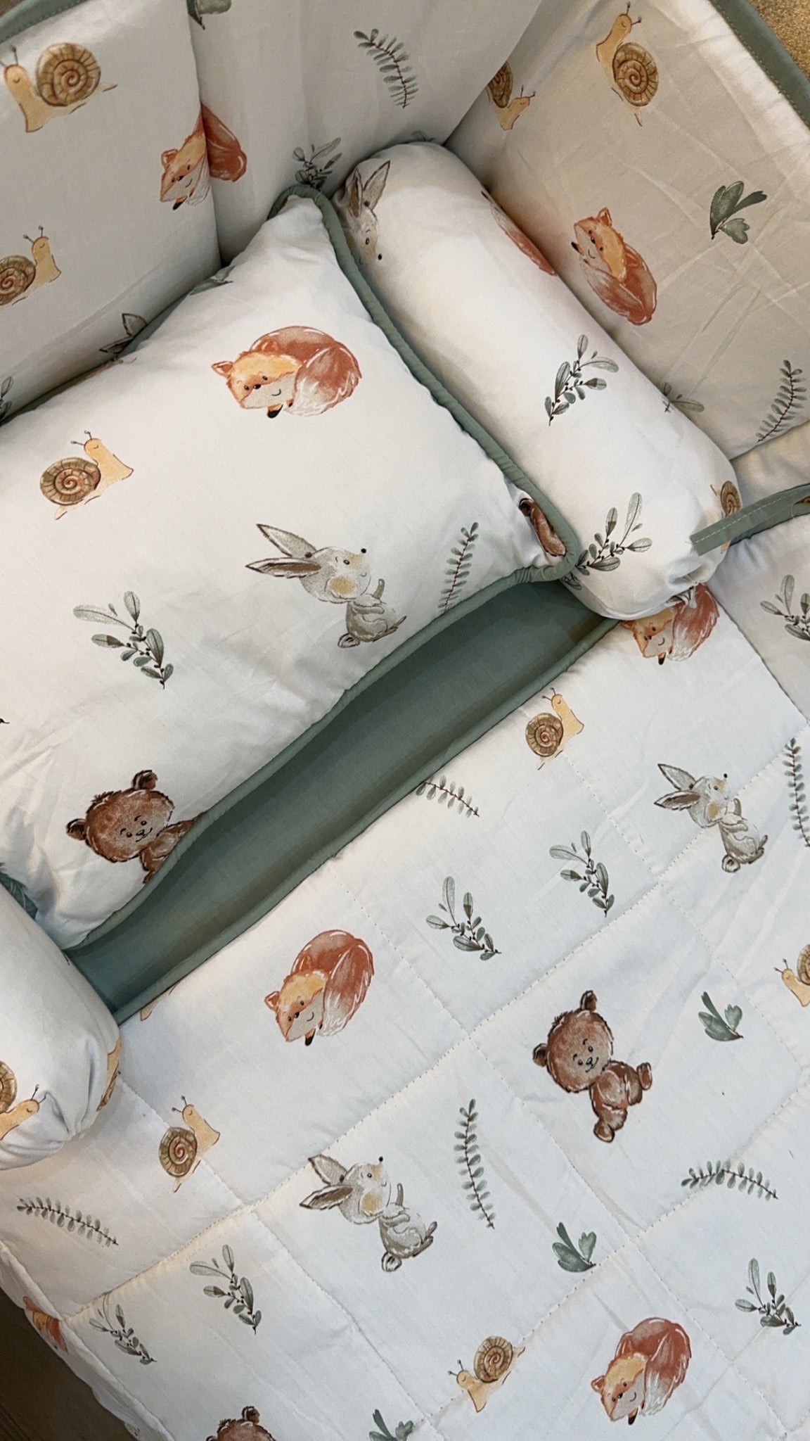 Bear Cot Bedding Set