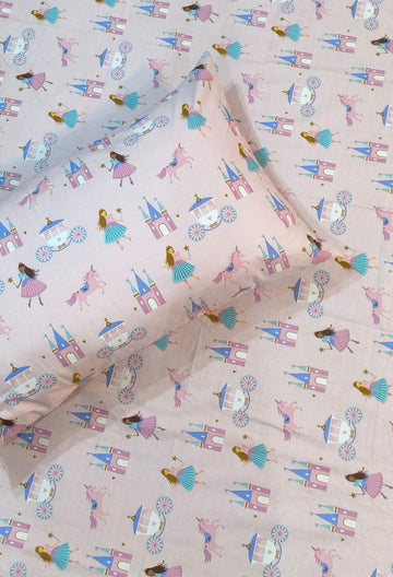 Castle Kids Cotton  Bedsheet