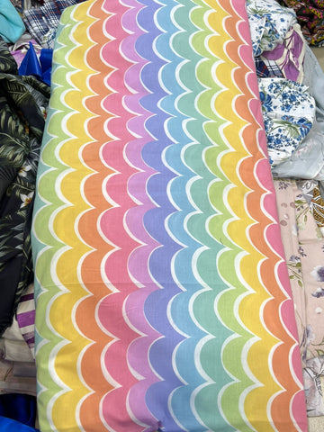 Rainbow mermaid  Kids cotton Percale Bedsheet