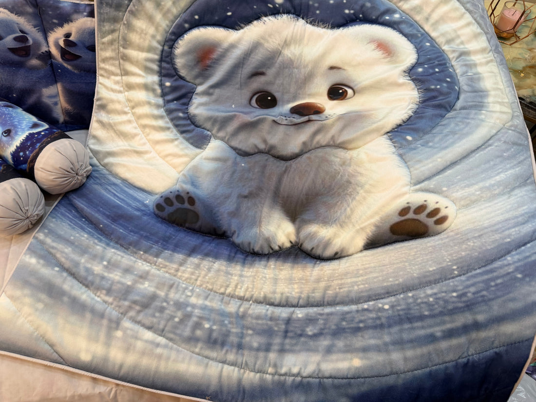 Velveti bear Cot Bedding Set