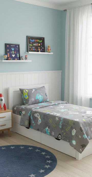 Games glow in dark Kids Comforter\Duvet Set
