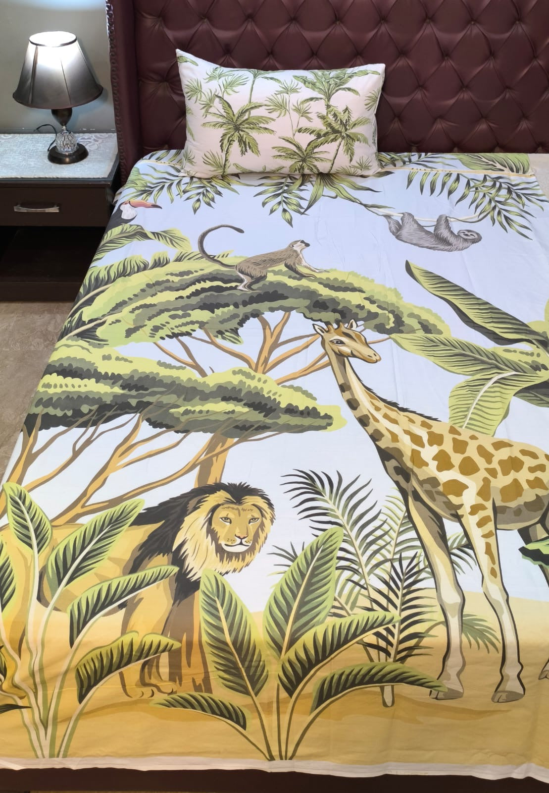 Jungle Kids Cotton  Bedsheet