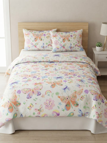 Butterflies Kids Comforter\Duvet Set